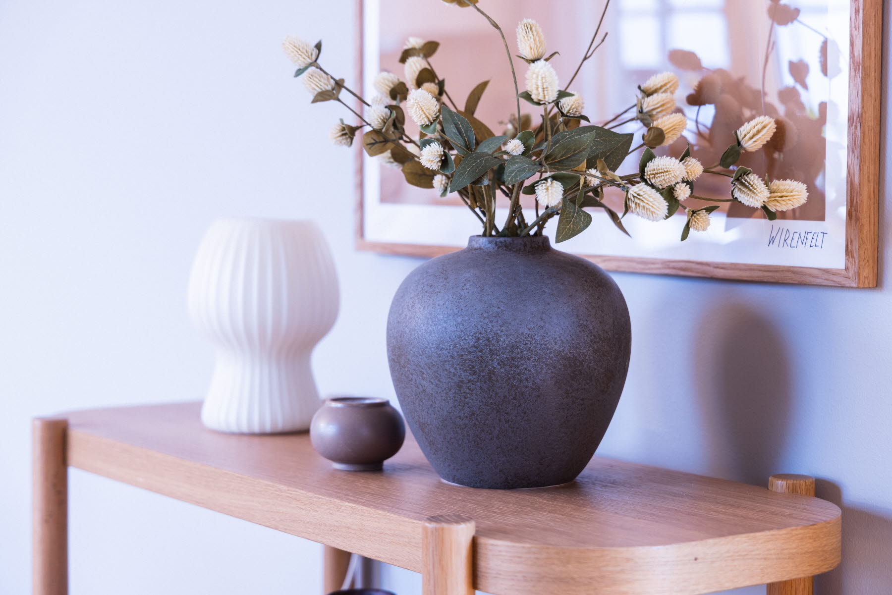 Visningslägenhet, detaljbild, kruka