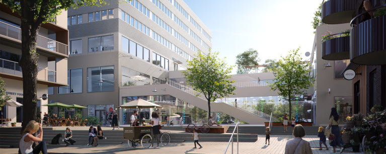 visionsbild Fredens Torg