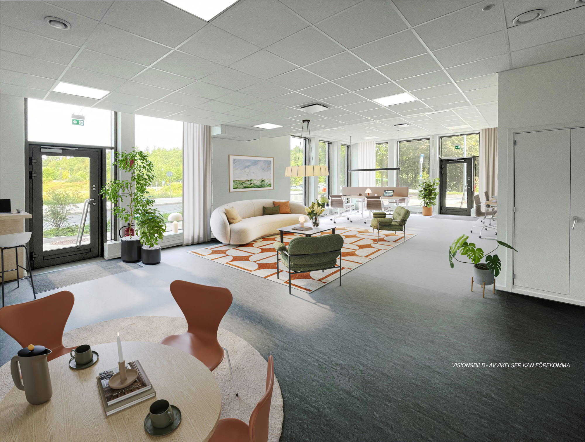 Hörnlokal med stora skyltfönster och flexibel planlösning – Umami Park, Sundbyberg - Gesällvägen 9 A bild 1