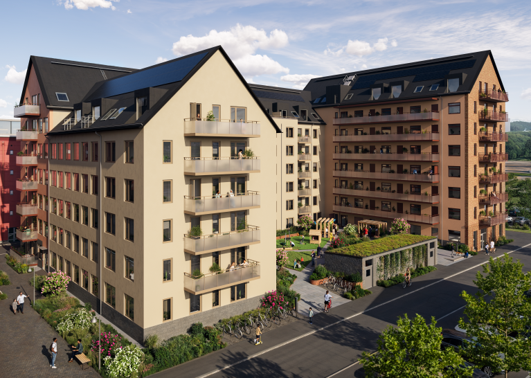 visionsbild över fastigheten