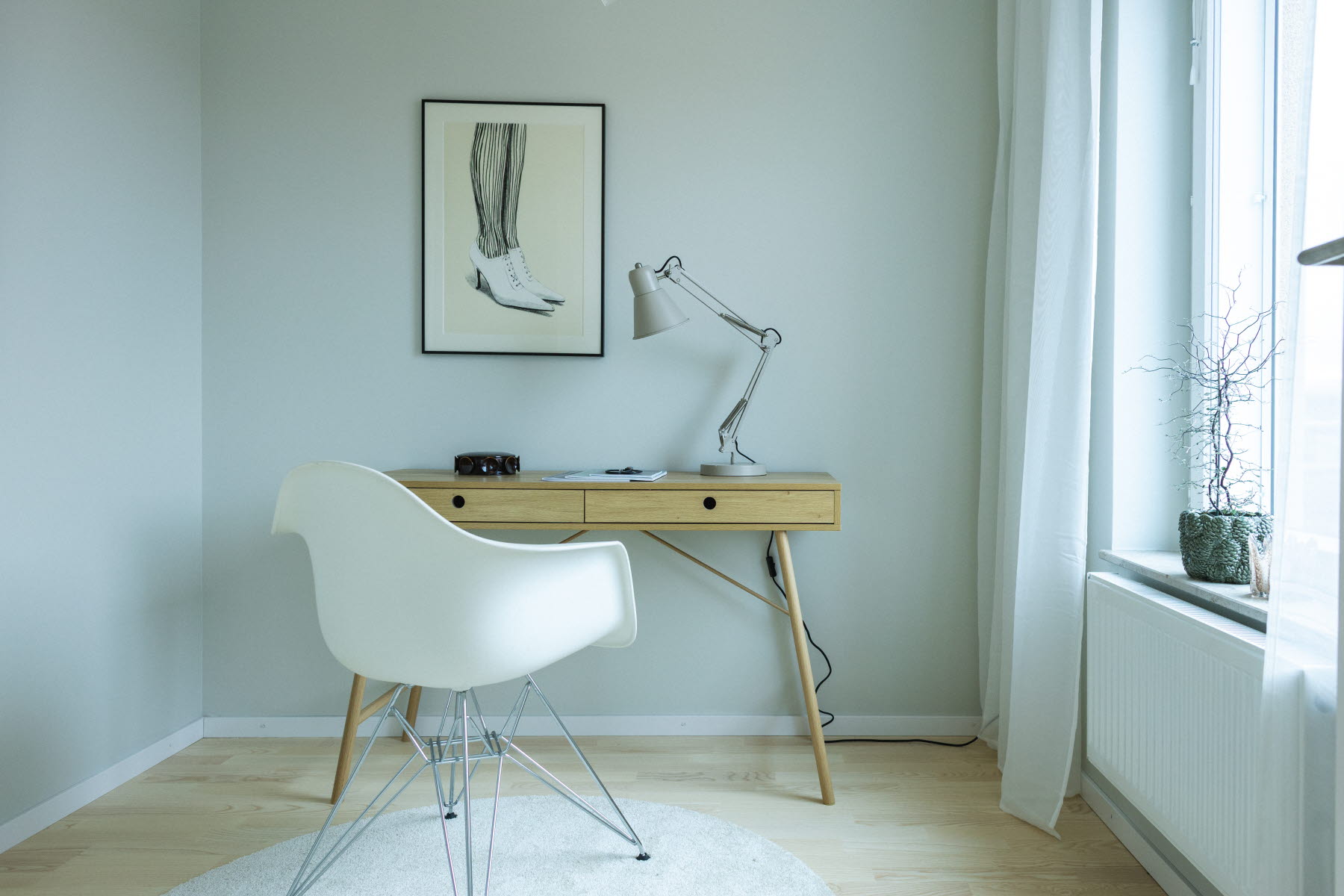 Visningslägenhet, Arbetsrum, gästrum, barnrum