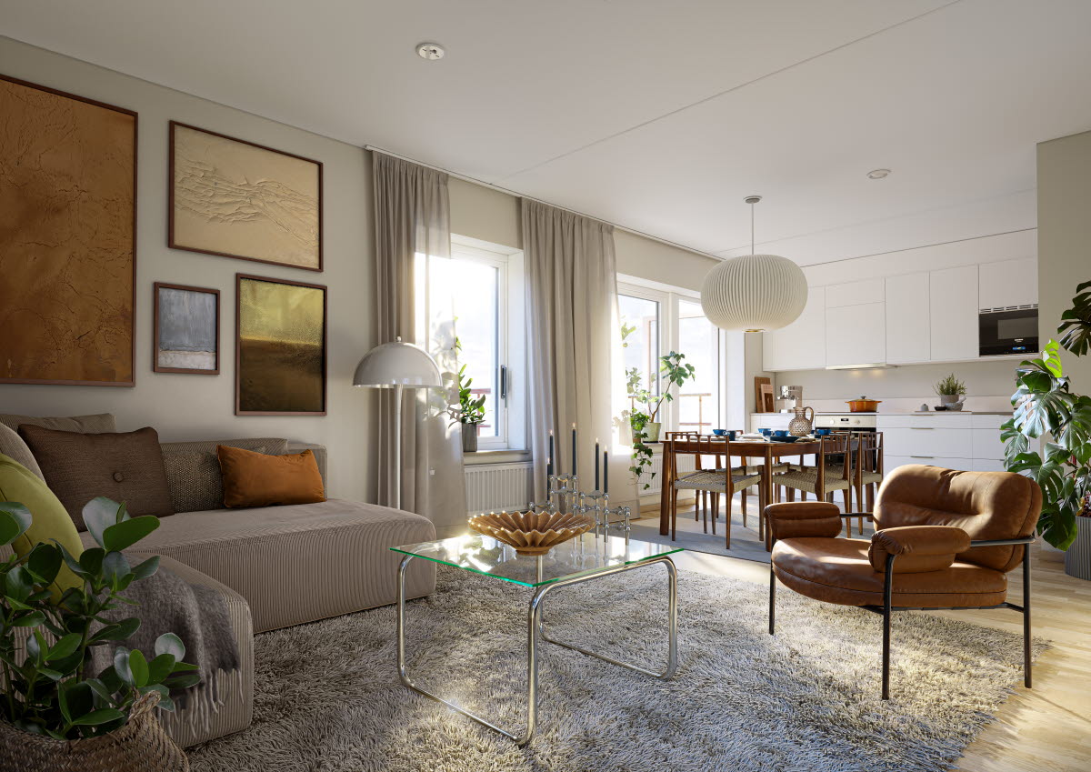 interiör renderingsbild