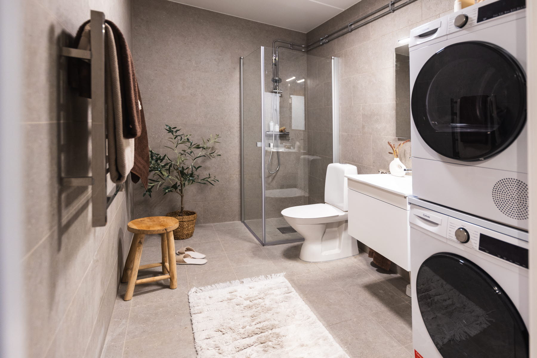 Visningslägenhet, badrum